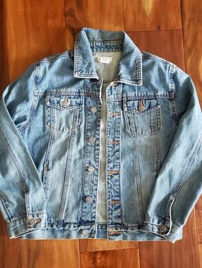 Roots Light Wash Denim Jacket - Light Blue